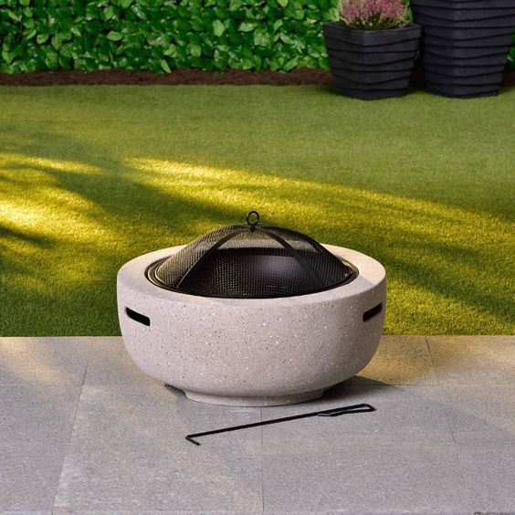 Záhradný krb na drevo BBQ gril